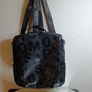 Trending Women's Black Leather Backpack